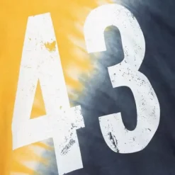 Mitchell & Ness T-Shirts & Tops-Name & Number Ss Tie Dye Top Pittsburgh Steelers Troy Polamalu