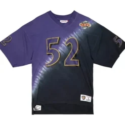 Mitchell & Ness T-Shirts & Tops-Name & Number Ss Tie Dye Top Baltimore Ravens Ray Lewis