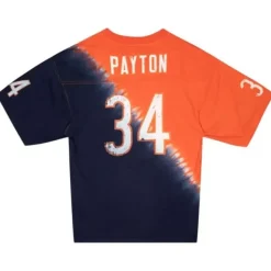 Mitchell & Ness T-Shirts & Tops-Name & Number Ss Tie Dye Top Chicago Bears Walter Payton