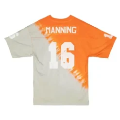 Mitchell & Ness T-Shirts & Tops-Name & Number Ss Tie Dye Top University Of Tennessee Peyton Manning