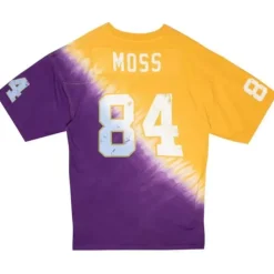 Mitchell & Ness T-Shirts & Tops-Name & Number Ss Tie Dye Top Minnesota Vikings Randy Moss