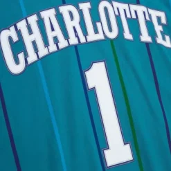 Mitchell & Ness T-Shirts & Tops-Name & Number Tee Charlotte Hornets 1993-94 Muggsy Bogues