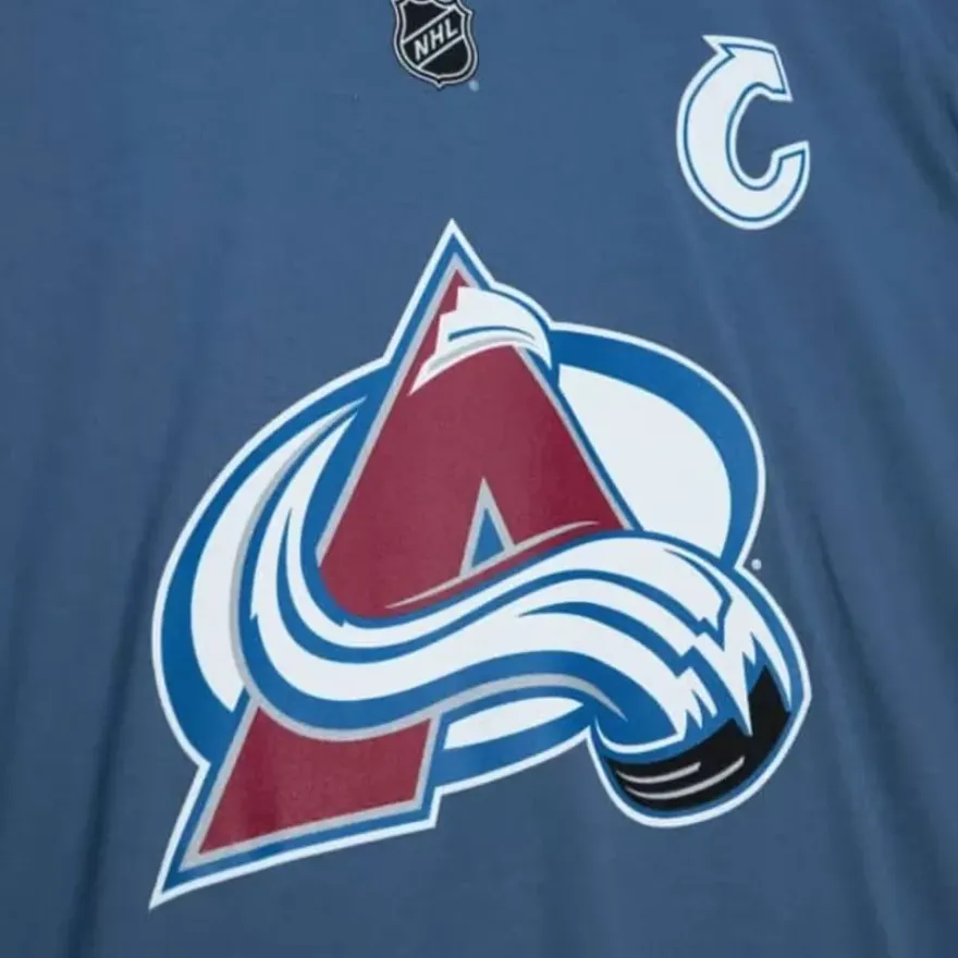 Mitchell & Ness T-Shirts & Tops-Name & Number Tee Colorado Avalanche Joe Sakic