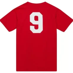 Mitchell & Ness T-Shirts & Tops-Name & Number Tee Detroit Red Wings Gordie Howe