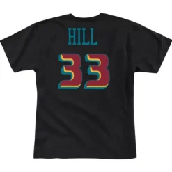 Mitchell & Ness T-Shirts & Tops-Name & Number Tee Detroit Pistons 1997-98 Grant Hill