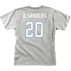Mitchell & Ness T-Shirts & Tops-Name & Number Tee Detroit Lions Barry Sanders
