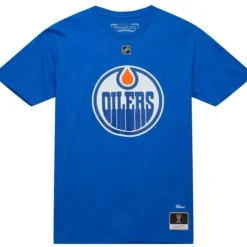 Mitchell & Ness T-Shirts & Tops-Name & Number Tee Edmonton Oilers Grant Fuhr