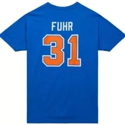 Mitchell & Ness T-Shirts & Tops-Name & Number Tee Edmonton Oilers Grant Fuhr