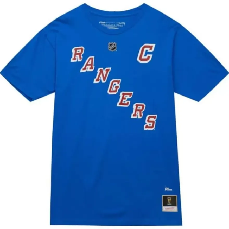 Mitchell & Ness T-Shirts & Tops-Name & Number Tee New York Rangers Mark Messier