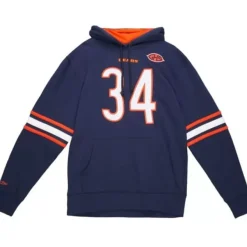 Mitchell & Ness Hoodies & Sweatshirts-Name And Number Fleece Hoodie Chicago Bears 1983 Walter Payton