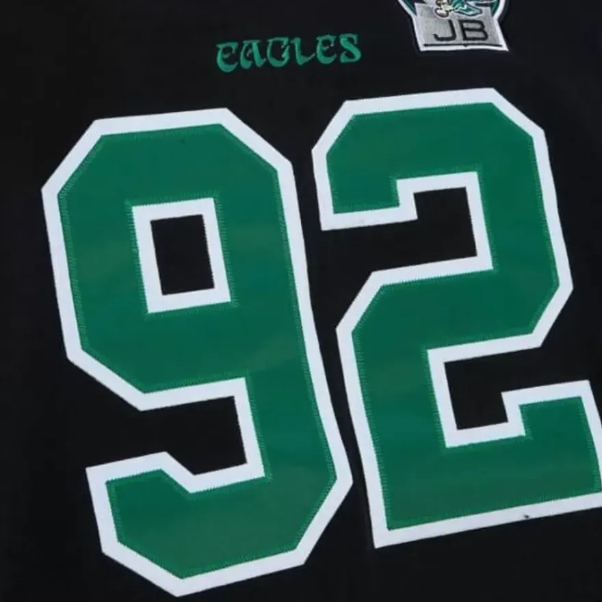 Mitchell & Ness Hoodies & Sweatshirts-Name And Number Fleece Hoodie Philadelphia Eagles 1990 Reggie White