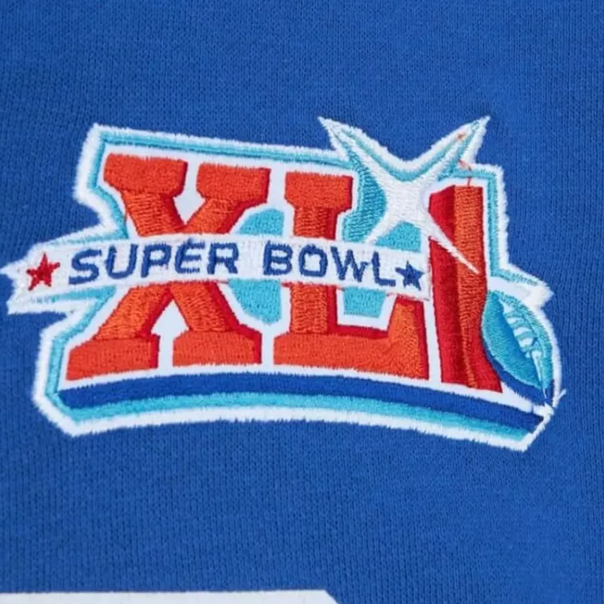 Mitchell & Ness Hoodies & Sweatshirts-Name And Number Fleece Hoodie Indianapolis Colts 2006 Peyton Manning