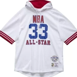 Mitchell & Ness T-Shirts & Tops-Name And Number Mesh Hoody All Star East 1985-86 Larry Bird