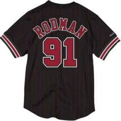 Mitchell & Ness T-Shirts & Tops-Name And Number Mesh Top Chicago Bulls 1996-97 Dennis Rodman