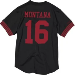 Mitchell & Ness T-Shirts & Tops-Name And Number Mesh Top San Francisco 49Ers 1990 Joe Montana