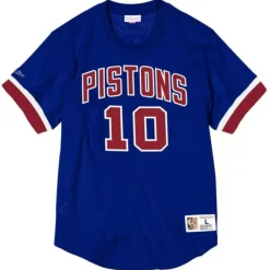 Mitchell & Ness T-Shirts & Tops-Name And Number Mesh Top Detroit Pistons 1989-90 Dennis Rodman