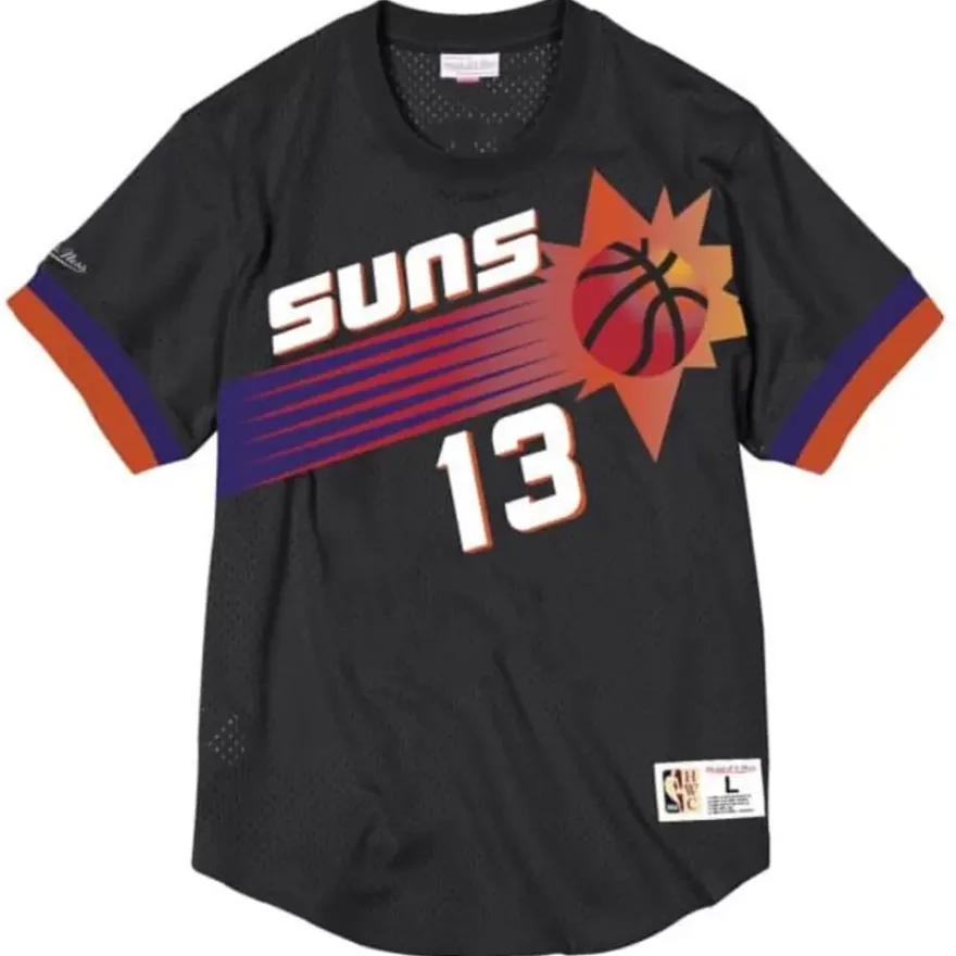 Mitchell & Ness T-Shirts & Tops-Name And Number Mesh Top Phoenix Suns 1996-97 Steve Nash