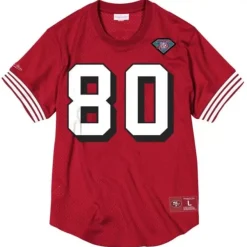 Mitchell & Ness T-Shirts & Tops-Name And Number Mesh Top San Francisco 49Ers 1994 Jerry Rice