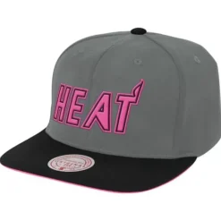 Mitchell & Ness Snapback-Neon Lights Snapback Hwc Miami Heat