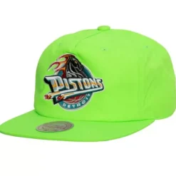 Mitchell & Ness Snapback-Neon Nylon Snapback Hwc Detroit Pistons