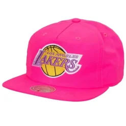 Mitchell & Ness Snapback-Neon Nylon Snapback Hwc Los Angeles Lakers