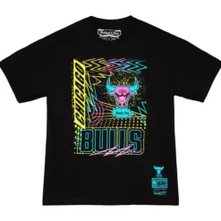 Mitchell & Ness T-Shirts & Tops-Neon Tee Chicago Bulls