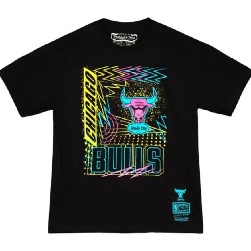 Mitchell & Ness T-Shirts & Tops-Neon Tee Chicago Bulls