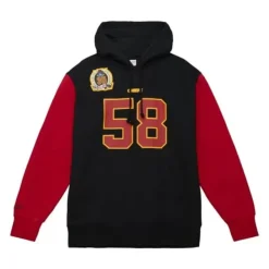 Mitchell & Ness Hoodies & Sweatshirts-N&N Fashion Fleece Hoodie Kansas City Chiefs 1994 Derrick Thomas