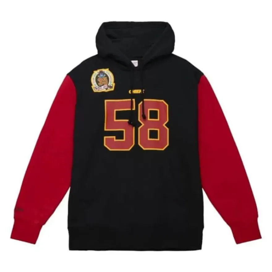 Mitchell & Ness Hoodies & Sweatshirts-N&N Fashion Fleece Hoodie Kansas City Chiefs 1994 Derrick Thomas