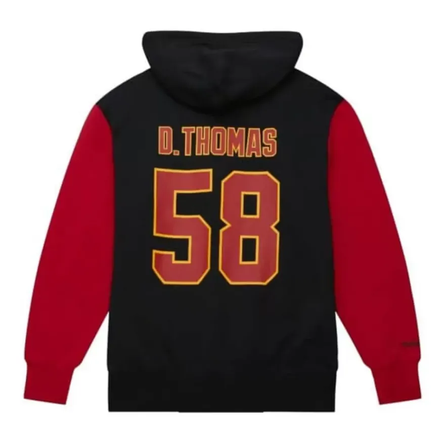 Mitchell & Ness Hoodies & Sweatshirts-N&N Fashion Fleece Hoodie Kansas City Chiefs 1994 Derrick Thomas