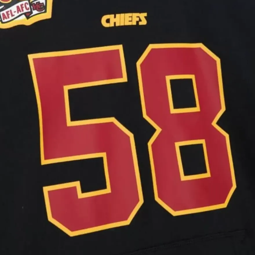Mitchell & Ness Hoodies & Sweatshirts-N&N Fashion Fleece Hoodie Kansas City Chiefs 1994 Derrick Thomas