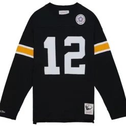 Mitchell & Ness T-Shirts & Tops-N&N Longsleeve Tee Pittsburgh Steelers 1976 Terry Bradshaw