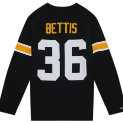 Mitchell & Ness T-Shirts & Tops-N&N Longsleeve Tee Pittsburgh Steelers 1996 Jerome Bettis