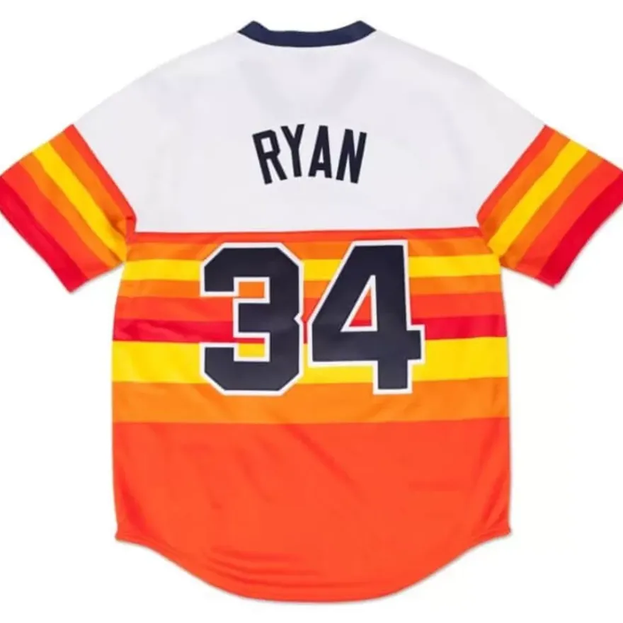 Mitchell & Ness Mlb Authentic-Nolan Ryan 1980 Authentic Jersey Houston Astros