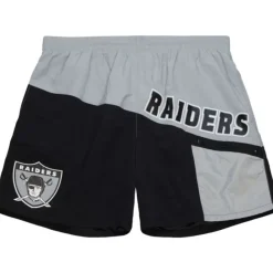 Mitchell & Ness Shorts-Nylon Utility Shorts Oakland Raiders