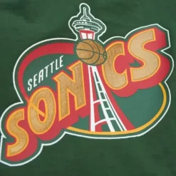 Mitchell & Ness Shorts-Nylon Utility Shorts Seattle Supersonics