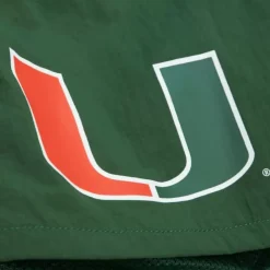 Mitchell & Ness Shorts-Nylon Utility Shorts University Of Miami