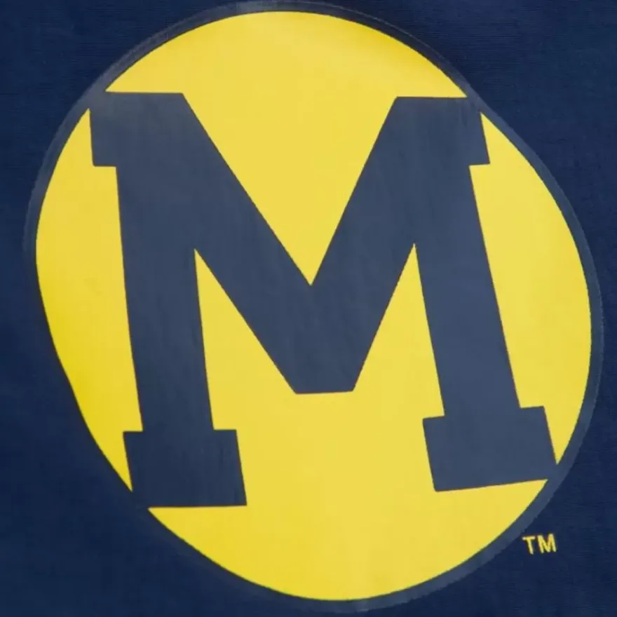 Mitchell & Ness Shorts-Nylon Utility Shorts University Of Michigan