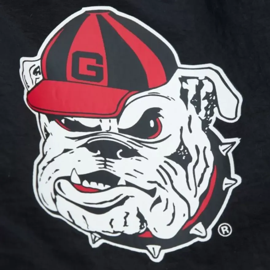 Mitchell & Ness Shorts-Nylon Utility Shorts University Of Georgia