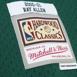 Mitchell & Ness Nba Swingman-Off Court Chenille Swingman Ray Allen Milwaukee Bucks 2000-01 Jersey