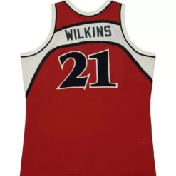 Mitchell & Ness Nba Swingman-Off Court Chenille Swingman Dominique Wilkins Atlanta Hawks 1986-87 Jersey