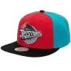 Mitchell & Ness Snapback-On The Block Snapback Hwc Detroit Pistons