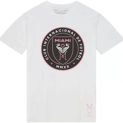 Mitchell & Ness T-Shirts & Tops-One Color New Pink Crest Inter Miami Cf