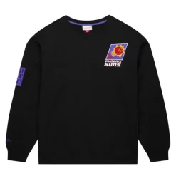 Mitchell & Ness Hoodies & Sweatshirts-Oversized Logo Fleece Crew Phoenix Suns