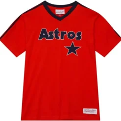 Mitchell & Ness Big Kids-Overtime Win V-Neck Houston Astros