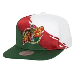 Mitchell & Ness Snapback-Paintbrush Snapback Hwc Seattle Supersonics
