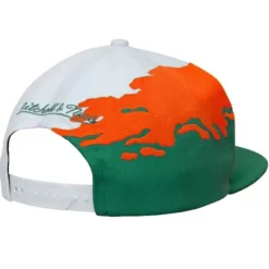 Mitchell & Ness Snapback-Paintbrush Snapback University Of Miami