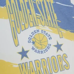 Mitchell & Ness T-Shirts & Tops-Paintbrush Sublimated Ss Tee Golden State Warriors