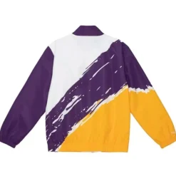 Mitchell & Ness Jackets & Outerwear-Paintbrush Windbreaker Los Angeles Lakers