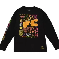 Mitchell & Ness T-Shirts & Tops-Papel Picado Ls Tee Austin Fc